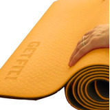 Colchoneta Mat Tpe Yoga Pilates Importada Get Fit No Excuses