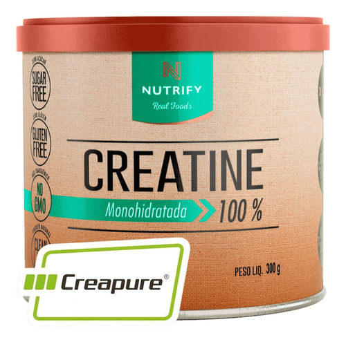 Creatina Creapure Nutrify 300g Com Selo Creapure Original