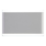 Aplique Rectangular Orthog 1 Exterior Led Blanco Diseño 6w 