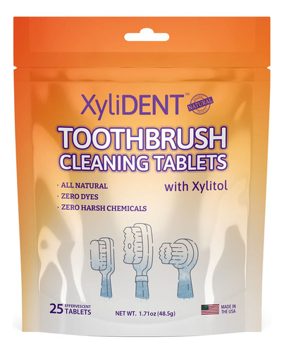 Xylident - Tabletas De Limpieza Para Cepillos De Dientes, Li