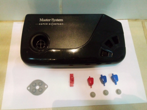 Carcaça Do Master System Super Compact, Boa Sem Quebrado.