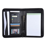 Portfolio Document A5 Estuche Organizador Calculadora Con Bl