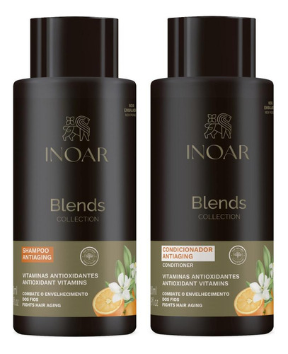 Inoar Blends Vitaminas Antioxidantes Sh + Cond 800ml Cada