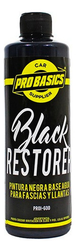 Probasics Black Restorer Resturador De Plasticos Negro 500ml