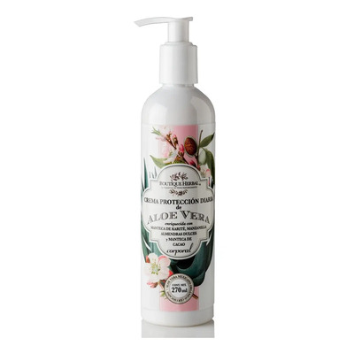 Crema De Aloe Vera Orgánica (protección Diaria) Fragancia Almendras Dulces | MercadoLibre