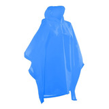 Poncho Impermeable Ligero Para Niños Unitalla Color Azul