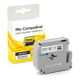 Fita Compatível Para Brother Pt-80 Pt80 M-k231 M-231 12mm