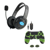 Audifonos Gamer Para Ps4 Xbox One  Pc + Silicona + Grips