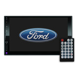 Logo Ford Dvd 2 Din Multimidia Bt + Usb Tela 7' Espelhamento