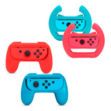 Conjunto Volante Direção Controle Grip Para Nintendo Switch