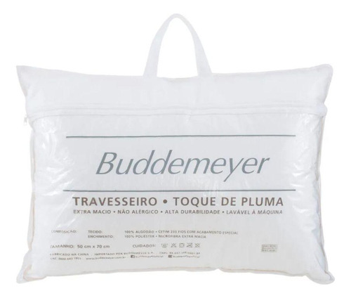 Travesseiro Buddemeyer Toque De Pluma 50x90cm