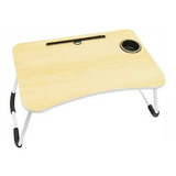 Mesa Plegable Para Cama Y Notebook Multifuncional De Madera