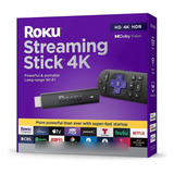 Roku Streaming Stick 4k 3820 Control De Voz 4k Negro Hd Hdr