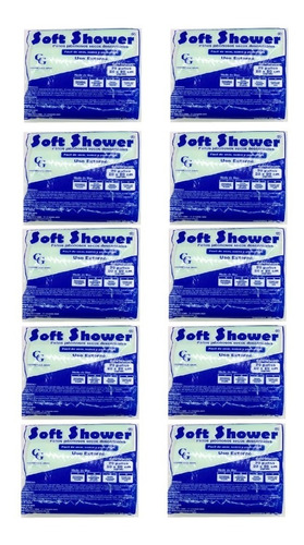 200 Paños Jabonosos Soft Shower Para Higiene Adulto