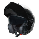 Casco Moto Way 935 Sv Punto Extremo Modular Rebatible Negro