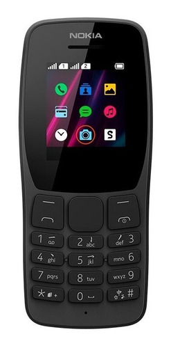 Celular Nokia 110, Câmera Vga, Dual Si Fm Nk006 Outlet