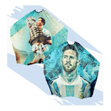 Capa Corte Seleccion Argentina Messi Peluqueria Barberia