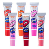 Labial Tinta Indeleble Larga Duración Peel Off Lip Gloss F