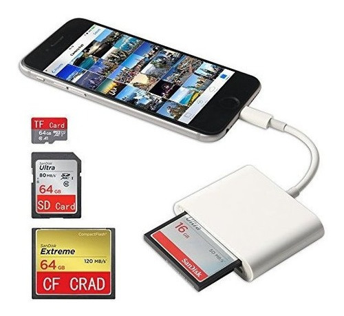 Cf Lector De Tarjetas Para IphoneipadiPad Pro Lightning Un L