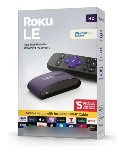 Roku Le Hd Streaming Media Player Wi-fi Con Cable Hdmi 