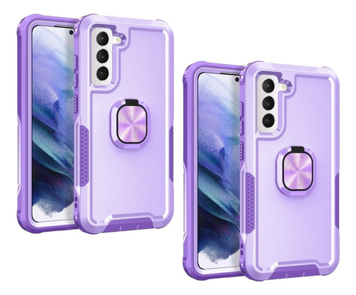 2×p8006 Funda For Google Pixel 6 Soporte Anillo Pc+tpu