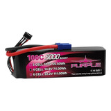 Bateria Lipo 4s 14.8v 5000mah 100c / 200c Cnhl Plug Ec5 Nova