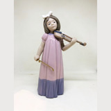 Figura En Porcelana Nao Pequeña Violinista 1960