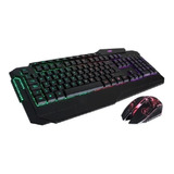 Combo Teclado + Mouse Gamer Noga Stormer Usb Retroiluminado