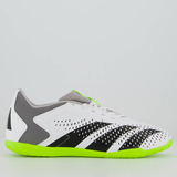 Chuteira adidas Predator Accuracy 23.4in Futsal Branca/verde