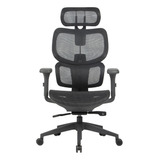 Silla Escritorio Ejecutiva Oficina Ergonomica Mesh Premium Color Negro