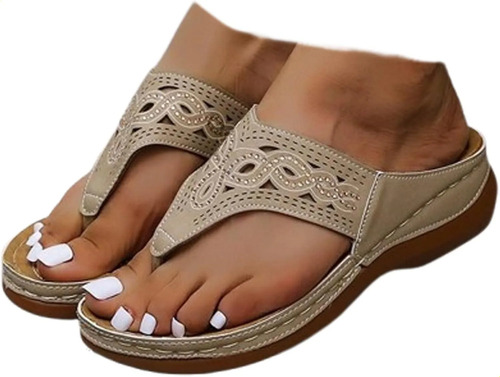 Sandalias Ortopédicas Para Mujer Con Soporte Para El Arco, A