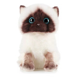 Peluche Con Forma De Gato Siamés, Gatito,