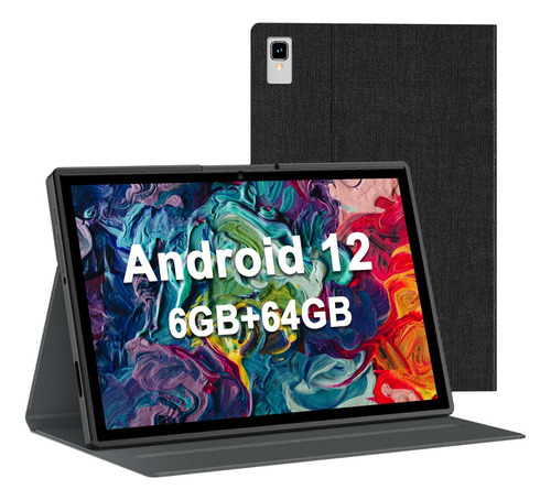 Tablet Con Funda 10  64gb+6gb Android 12 Tableta 5g Wifi