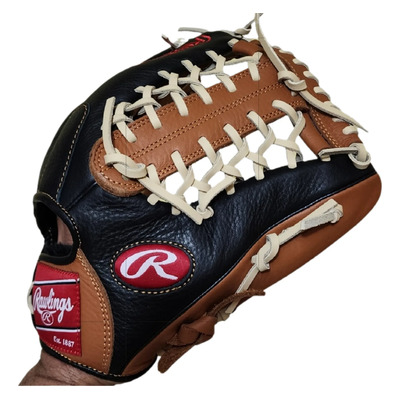 Guante De Béisbol Rawlings Piel #11.75 Marrón Oscuro #11.75