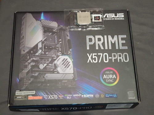 Kit Upgrade Asus Prime X570 Pro + Ryzen 9 5900x + 32gb Ram