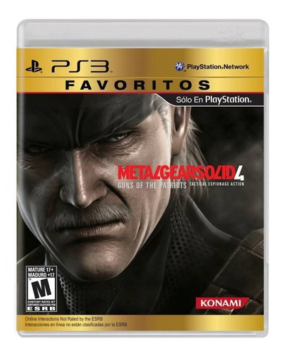 Metal Gear Solid 4 : Guns Of The Patriots  Ps3 Fisico