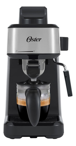 Oster® Cafetera De Vapor Para Espresso Y Cappuccino, Capacid Color Negro