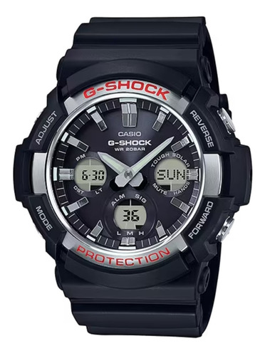 Reloj Casio G Shock Gas 100 Solar Hora Doble Iluminacion Led