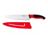 Cuchillo Cocina Chef Profesional En Acero Inoxidable + Funda