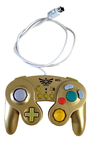 Control Hori Battlepad Zelda Dorado Compatible Con Wii 