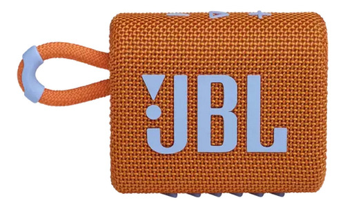 Parlante Portable Jbl Go3 Bluetooth Sumergible Naranja