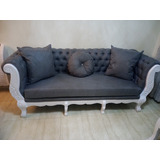 Sofa Con Sitiales Estilo Chesterfield 