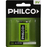 Bateria 9v Philco Alcalina Blister X 1 Unidad