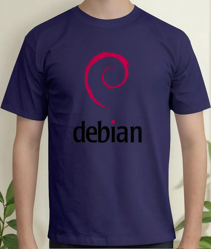 Playera Debian Gnu Linux - Linuxero - Geeks
