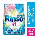 Rinso Detergente En Polvo Hortensias Y Flores Blancas 2,7kg