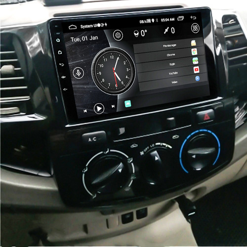 Autoradio Android Toyota Hilux Vigo 2005-2014 4+64gb 8 Core Foto 2
