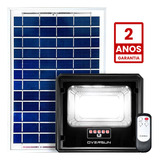 Holofote Solar Refletor Potente 200w Equivalente 12h Luz Led