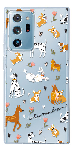 Funda Para Galaxy Para Mujer Perritos Razas Con Nombre