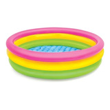 Piscina Infantil 3 Aros Colores 1 52x30cm Bestway + Envio