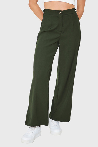 Pantalón Recto Verde Nicopoly